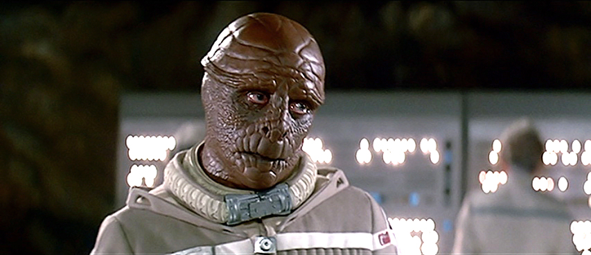 Still of Dan O'Herlihy as Grig from The Last Starfighter, a video game themed film by Universal 1984