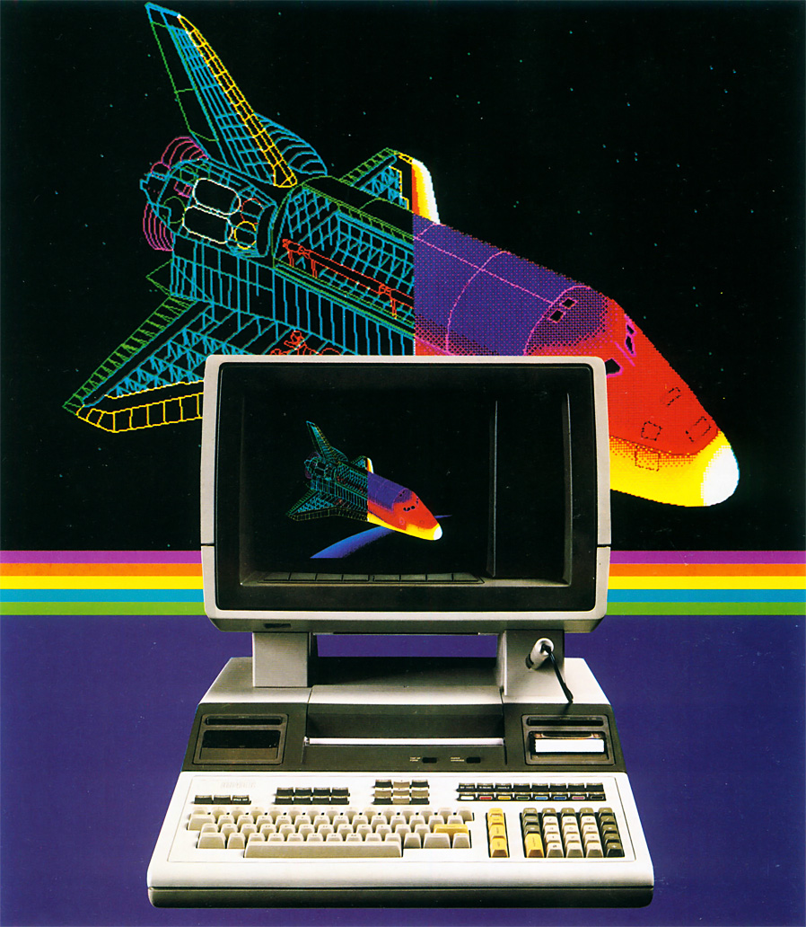 Brochure for the HP 9845C computer, used to generate the graphics for WarGames, a video game themed movie from MGM/UA 1983