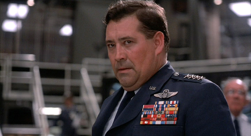 Actor Barry Corbin as Gen. Beringer in WarGames, a video game themed movie by MGM/UA 1983