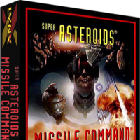 Super Asteroids and Missile Command, a video game for the Atari Lynx portable video game system