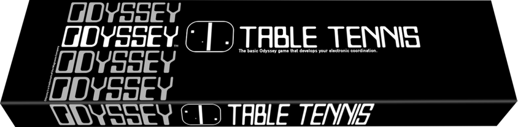 Table Tennis, a video game for the Magnavox Odyssey, first home video game system
