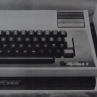 1983 image of Aquarius II, a home computer by video game maker Mattel