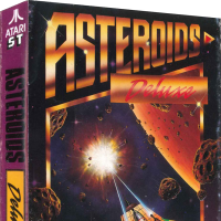 Asteroids Deluxe, a computer video game for the Atari ST personal computer