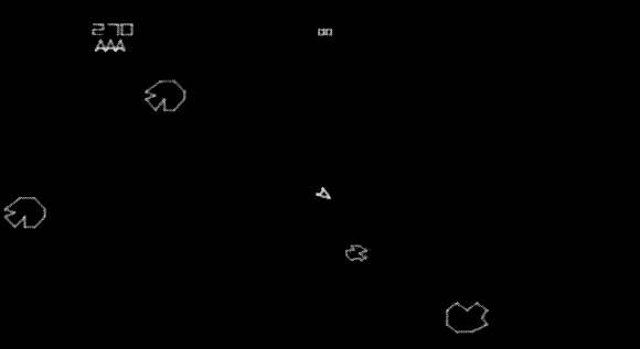 Atari Asteroids arcade game