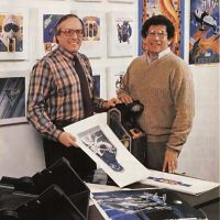George Opperman and Robert Flemate, graphic designers for the Atari video game company