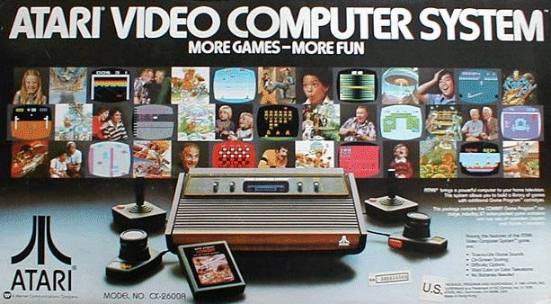 Image of the box for the Video Computer System, a home video game system by Atari 1977