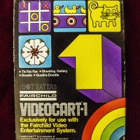 Front cover from a game for the Channel F, a home video game system by Fairchild 1976