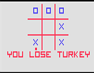 Snap of Tic-Tac-Toe, a video game by Fairchild 1976