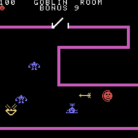 Snap of Venture, a home video game for the ColecoVision 1982
