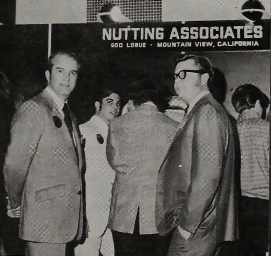Bill Nutting of Nutting Associates, makers of first arcade video game Computer Space