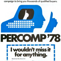 Ad for PERCOMP, a 1978 home computer exposition