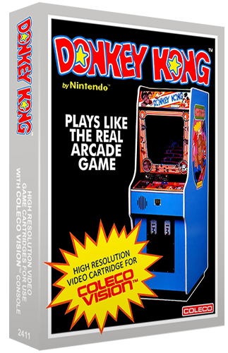 Donkey Kong, a home video game for the Colecovision video game console