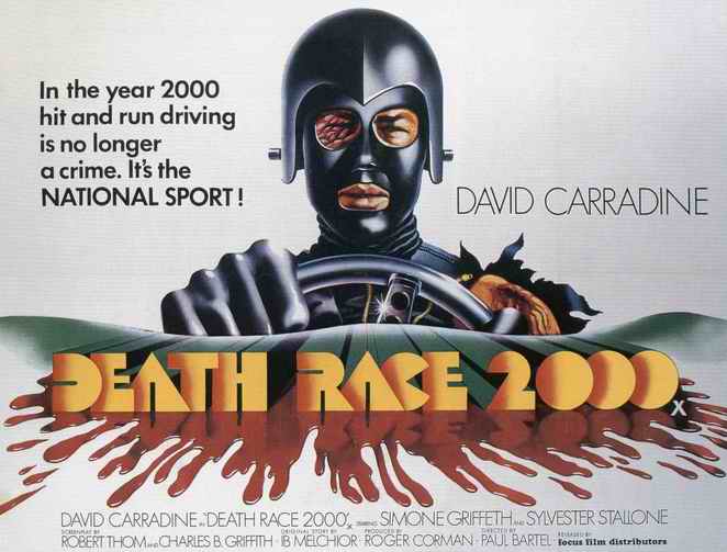 Poster for Death Race 2000, a movie by Roger Corman and New World Pictures 1975
