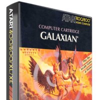 Galaxian, a home video game for Atari 8-bit personal computers