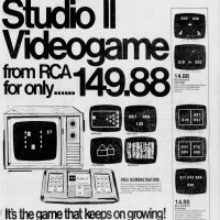 Ad for the Studio II video game console, by RCA