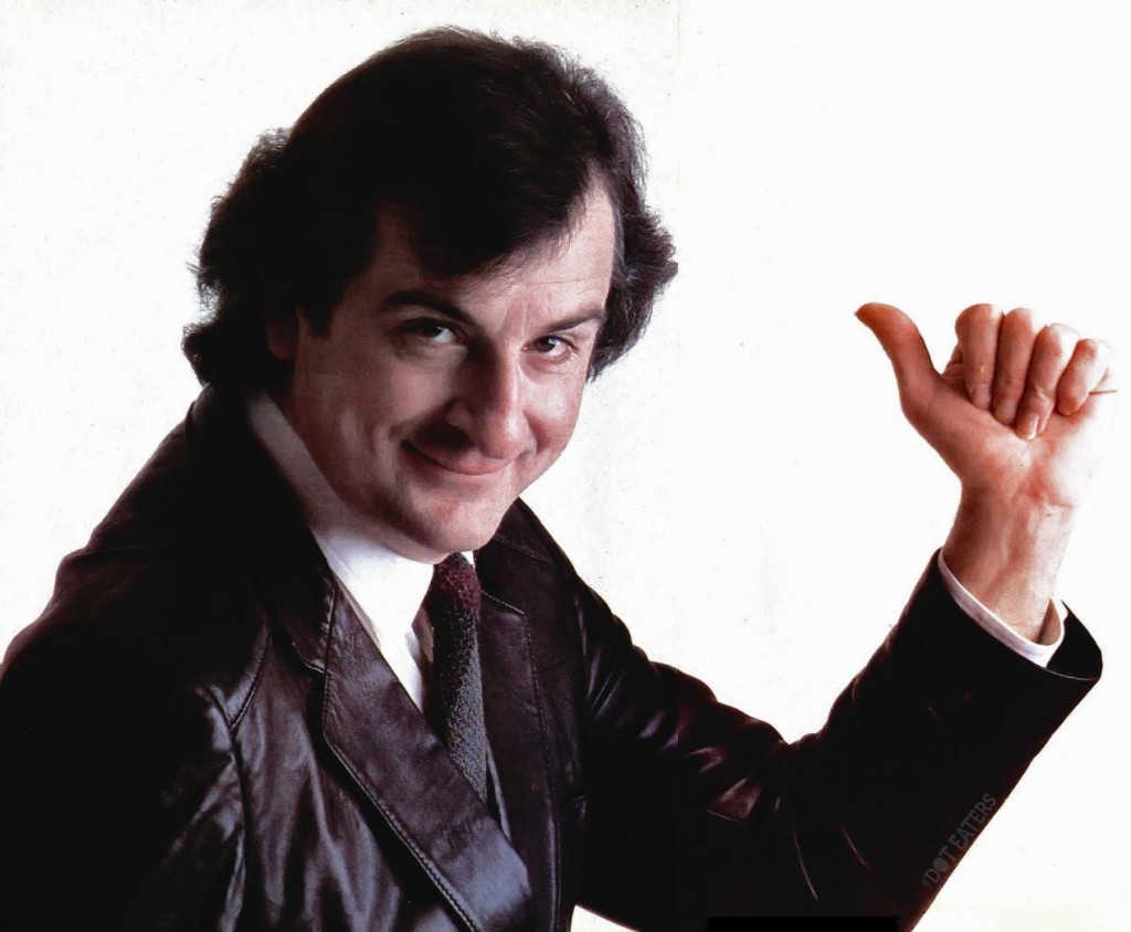 1985 image of Douglas Adams, author of the Infocom game Hitchhiker's Guide to the Galaxy