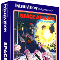 Space Armada, a Space Invaders knockoff home video game for the Mattel Intellivision video game console