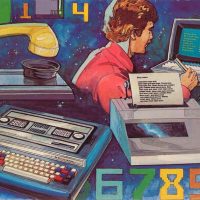 Artist rendition of online peripherals for the Mattel Intellivision console