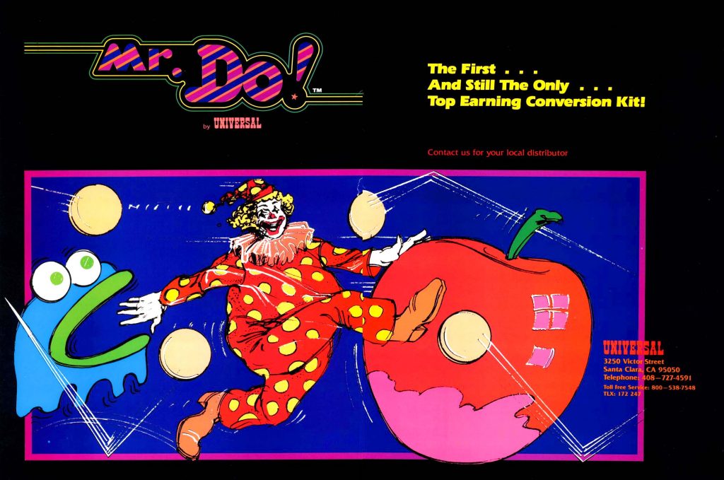 Mr. Do!, arcade video game by Universal