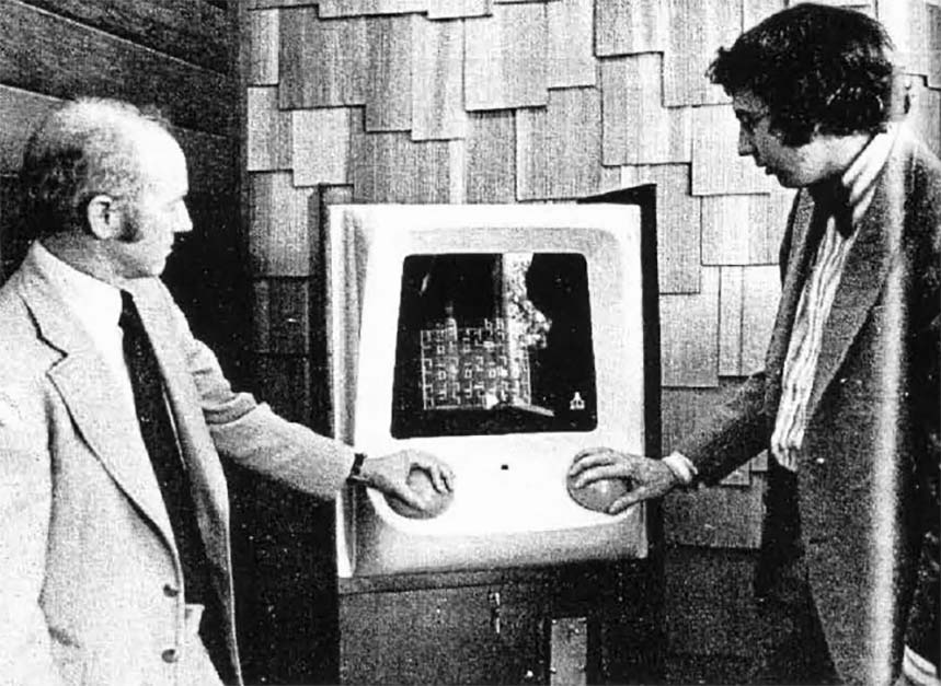 Gotcha, an arcade game by video game company Atari, founded by Nolan Bushnell