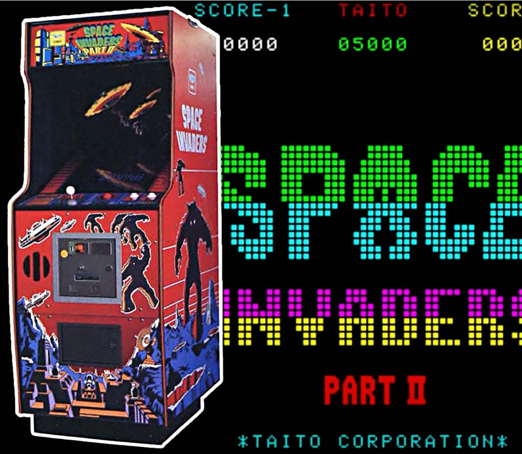 Space Invaders Part II, an arcade video game by Taito