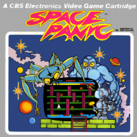Space Panic, a home video game for the Colecovision video game console