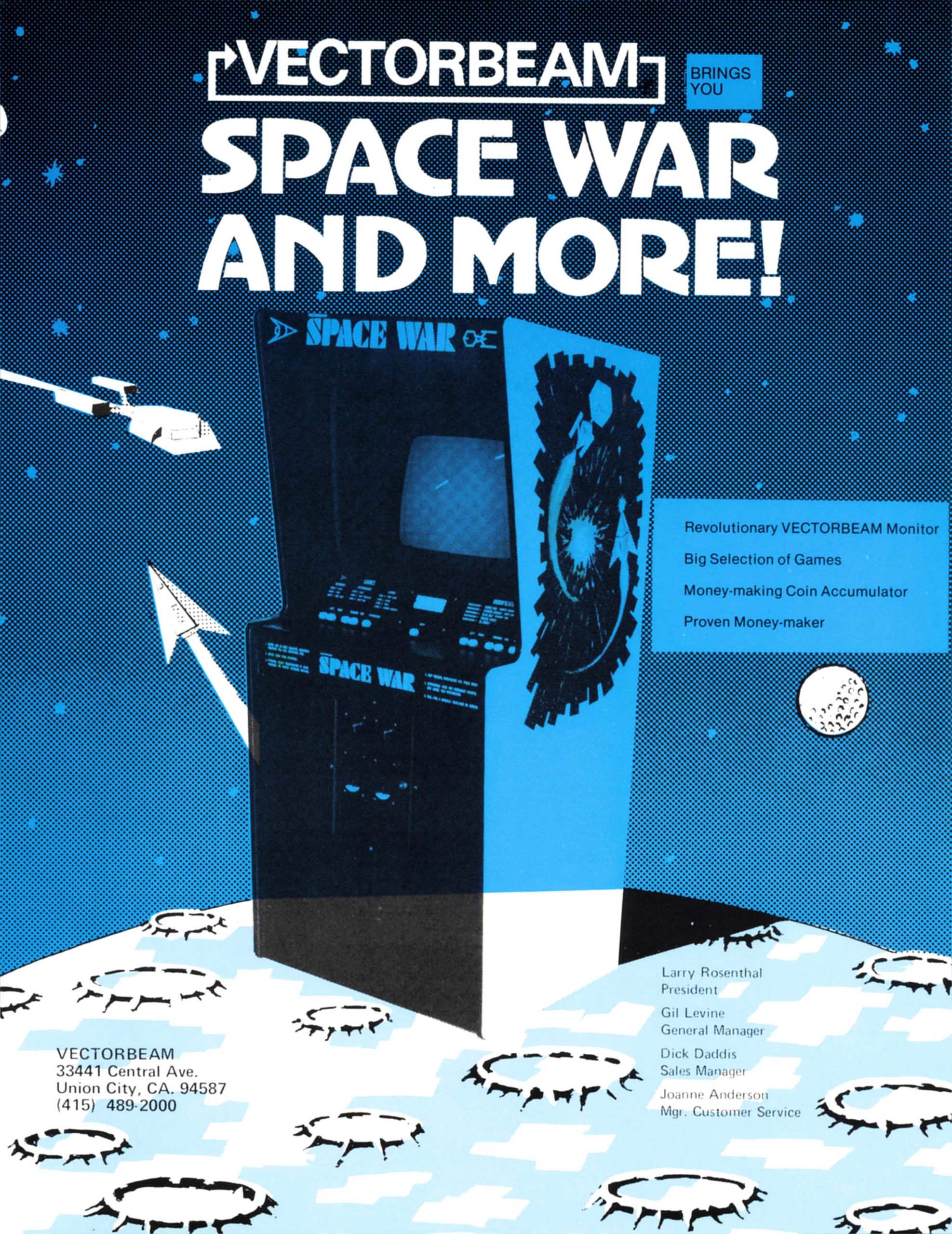 Space War, arcade game maker Vectorbeam's version of Space Wars