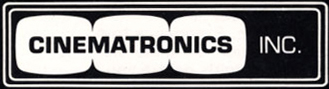 A logo circa 1979 for Cinematronics, an arcade video game company