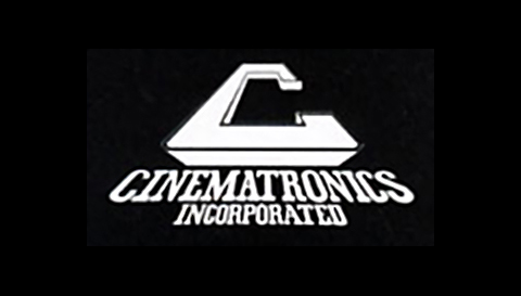Logo for Cinematronics, makers of arcade video games
