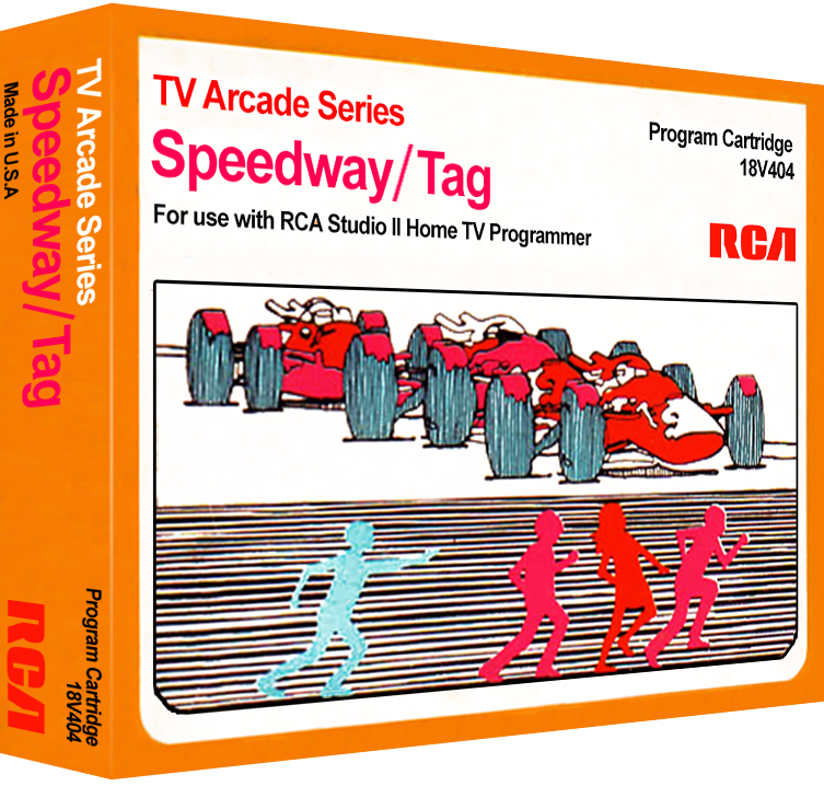 Speedway/Tag, video games for the RCA Studio II video game console