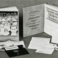 Right in the Infocom feelies: physical clues provided in Suspect, 1984