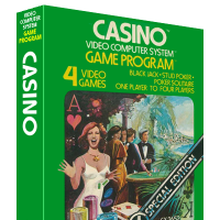 Casino, a video game by Bob Whitehead at Atari for the VCS video game console