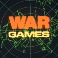 title screen for movie trailer for WarGames, a computer game themed movie starring Matthew Broderick